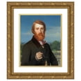thumbnail image 1 of Alexandre Cabanel 15x18 Gold Ornate Wood Frame and Double Matted Museum Art Print Titled - Alfred Bruyas (1846), 1 of 4