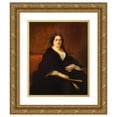 thumbnail image 1 of Alexandre Cabanel 20x24 Gold Ornate Framed and Double Matted Museum Art Print Titled - Esodie Martin-Balsan, 1 of 4