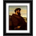 thumbnail image 1 of Alexandre Cabanel 2x Matted 20x24 Black Ornate Framed Art Print 'The Roman Monk', 1 of 2