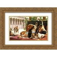 thumbnail image 1 of Alexandre Cabanel 2x Matted 24x18 Gold Ornate Framed Art Print 'Cleopatra Testing Poisons on Condemned Prisoners', 1 of 2