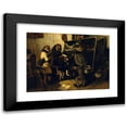 thumbnail image 1 of Alexandre-Gabriel Decamps 24x18 Black Modern Framed Museum Art Print Titled - The Experts (1837), 1 of 5