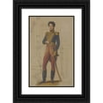 thumbnail image 1 of Alexandre-Jean Dubois-Drahonet 17x24 Black Ornate Framed Double Matted Museum Art Print Titled: Portrait of a Gentleman, 1 of 5