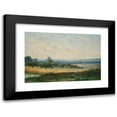 thumbnail image 1 of Alexandre Ségé 24x17 Black Modern Framed Museum Art Print Titled - La Vallee De Courtry (Seine-Et-Marne) (ca 1879), 1 of 5