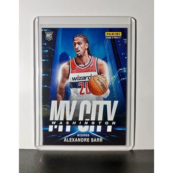 Alexandre Sarr Rookie 2024-25 Panini MyCity NBA #20 Card Wizards 1/268