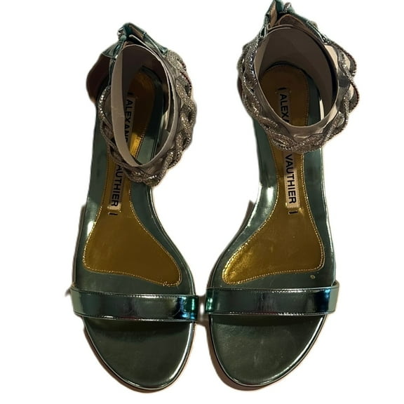 Alexandre Vauthier Crystal-Embellished Sandals Size 11 US / 41 EU