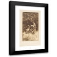 thumbnail image 1 of Alexandre de Riquer 15x24 Black Modern Framed Museum Art Print Titled - Allegorical Composition, 1 of 5