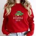 thumbnail image 1 of Alexandria Gnome Family Funny Matching Christmas Pajamas Holiday Graphic SW13408 Unisex Sweatshirt, Up to Size 5XL, 1 of 2