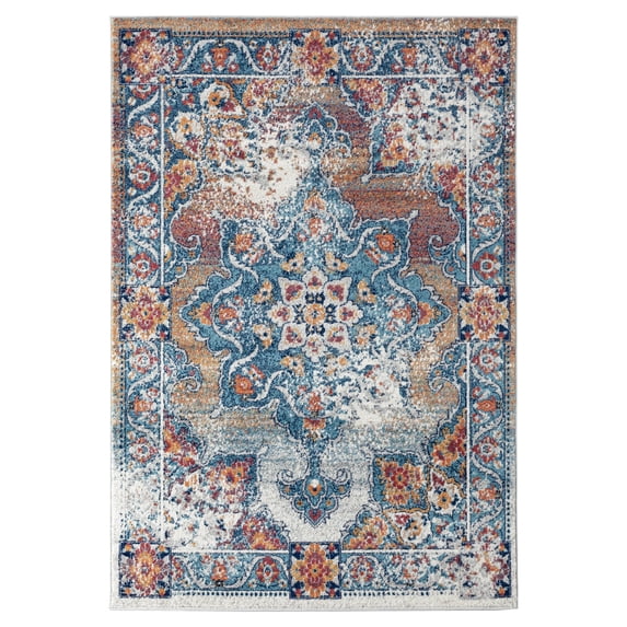 alexandria gray power-loomed runner rug 2'6"x10'3"