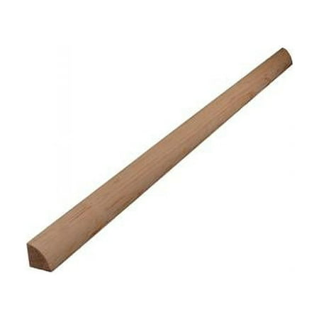 Alexandria Moulding 5415302 0.75 in. x 8 ft. Oak Molding, Primed Brown - Pack of 12