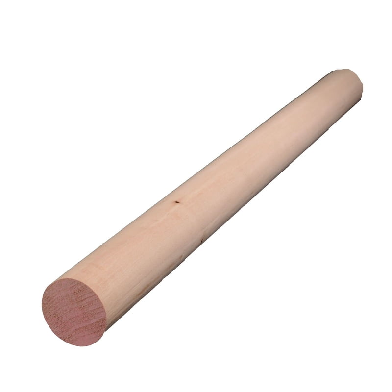 Alexandria Moulding Round Hardwood Dowel 1/2 in. D X 36 in. L Purple Alexandria Moulding Round Hardwood Dowel 1/2 in. D X 36 in. L Purple