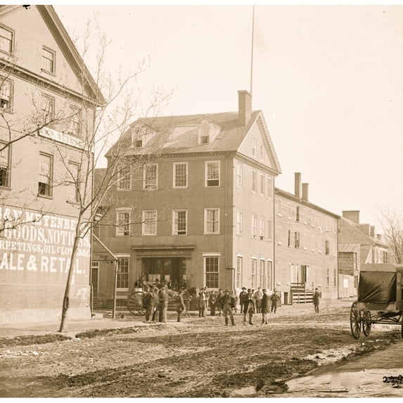 Alexandria, Virginia. The Marshall house, King & Pitt Streets Poster Print (24 x 36)