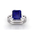 thumbnail image 1 of Natural Neelam Stone Original Certified Neelam Stone Blue Sapphire Ring Woman Man Ring Sterling Silver 925 Birthstone Gift Ring, 1 of 3