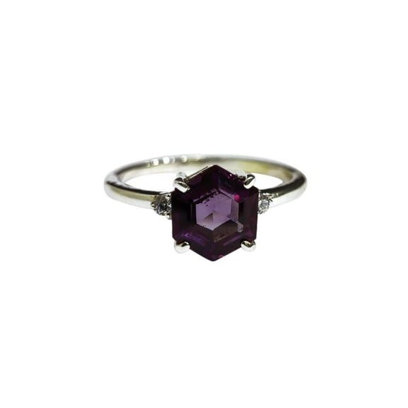 Alexandrite Ring, 925 Sterling Silver, Womens Ring, Natural Alexandrite, June Birthstone, Christmas, Thanksgiving, Tiny Dainty Ring, CZ Ring, Handmade, Statement Jewelry, Wedding, Anniversary Gift