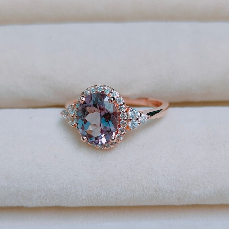 Alexandrite Ring, alexandrite ring, 925 Sterling Silver Ring, Color ...
