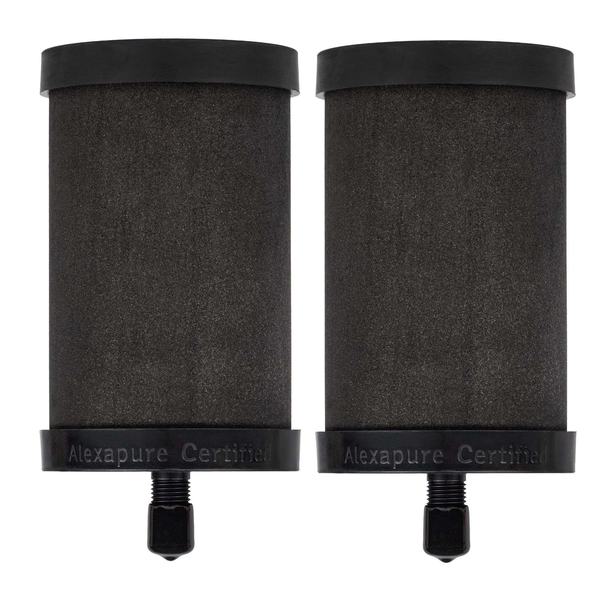 Alexapure Pro Water Filtration System Replacement Filter Cartridge, Black, 2-Pack