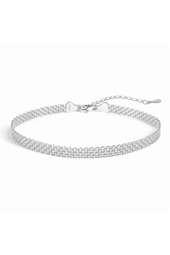 14K Gold Plated Chunky Chain Adjustable Bracelet for Women | Sterling Silver Lightweight Trendy Chain Bracelet | Jewelry Gift for Women