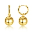 thumbnail image 1 of Alexcraft Ball Drop Dangle Earrings, 14K Gold Plated Hypoallergenic Ball Drop Earrings for Women, Silver Dangle Drop Earrings Fashion Jewelry, 1 of 6