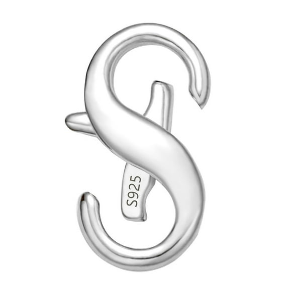 Alexcraft Double Opening Lobster Clasp - 925 Stainless Steel Silver and Gold Pleted Necklace Bracelet Extender Clasps and Closures for DIY Jewelry