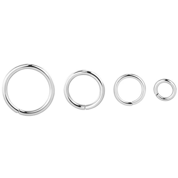 Alexcraft Jump Rings Kit With 900PCS - Open Jump Rings 4/6/8/10mm Lobster Clasps and Jump Rings Opener for Jewelry Making Keychains and Necklace Repair(400Pcs+250Pcs+150Pcs+100Pcs)