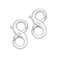 thumbnail image 1 of Alexcraft Lobster Clasp 925 Sterling Silver Double Opening Lobster Clasp, Bracelet Extender Clasps Necklace Connector for DIY Jewelry Bracelet Necklace Closing, 1 of 7