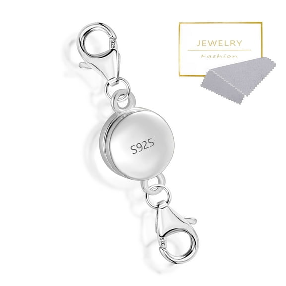 NECKLACE Alexcraft Necklace Clasps and Closures with Extenders, 14K Gold Plated and 925 Sterling Silver Jewelry Clasps