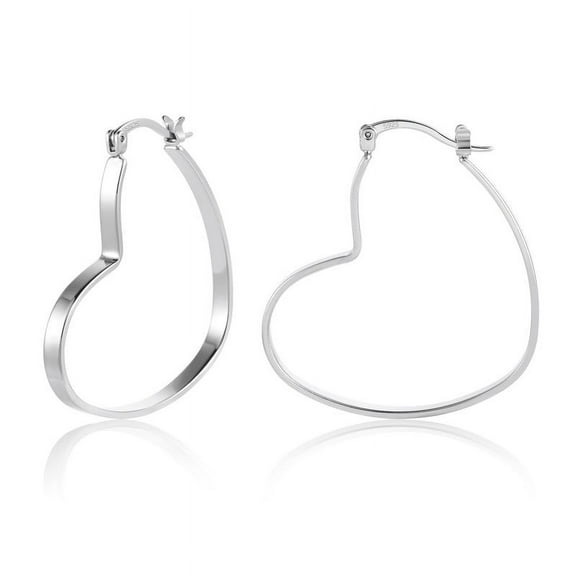 Alexcraft Thick Gold Hoop Earrings for Women, 14K Gold Plated and Silver Hypoallergenic Flat Large Huggie Hoop Earrings for Women Trendy