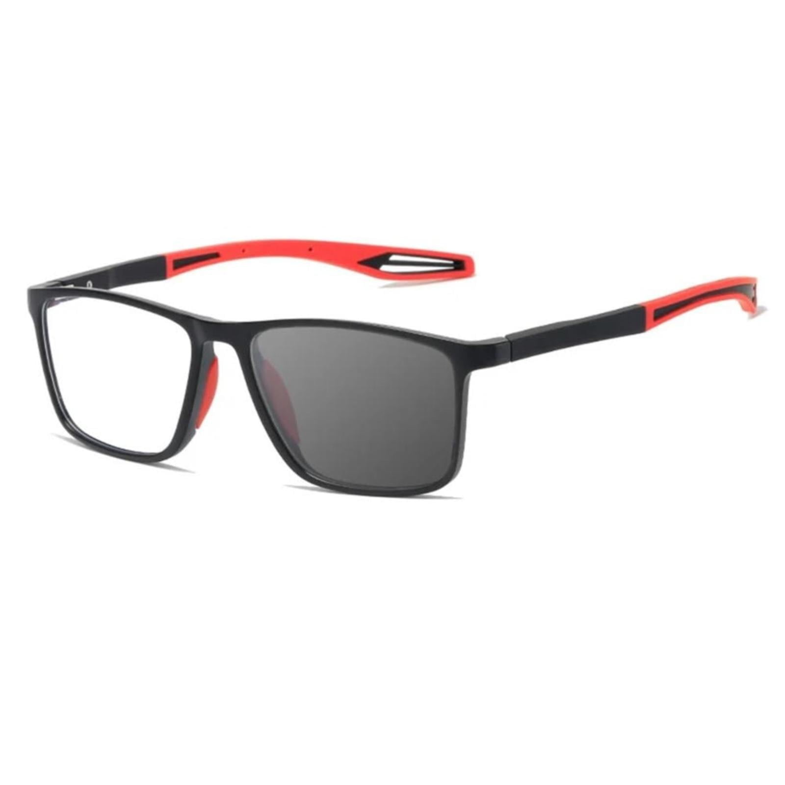 Square Blue Light Blocking Reading Glasses - Full Frame Unisex, Transparent Lens