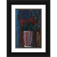 thumbnail image 1 of Alexej von Jawlensky 13x18 Black Ornate Wood Framed Double Matted Museum Art Print Titled - Still Lifes; Alpine Blossoms Blossom (1936), 1 of 5