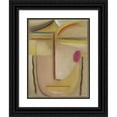 thumbnail image 1 of Alexej von Jawlensky 15x18 Black Ornate Wood Framed Double Matted Museum Art Print Titled - Abstract Head, Gold and Pink (1931), 1 of 5