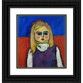 thumbnail image 1 of Alexej von Jawlensky 20x21 Black Ornate Framed Double Matted Museum Art Print Titled: Child (1909), 1 of 5