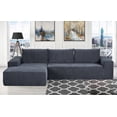 thumbnail image 1 of Alexent L-Shaped Modular Modern Sofa, 108” Deep Seat Lounge Sofa for Living Room Bedroom, Blue - Left, 1 of 6