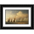 thumbnail image 1 of Alexey Bogolyubov 2x Matted 24x20 Black Ornate Framed Art Print 'Battle of Krasnaya Gorka', 1 of 2