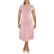 Alexia Admor Womens Riley Lace Long Fit & Flare Dress