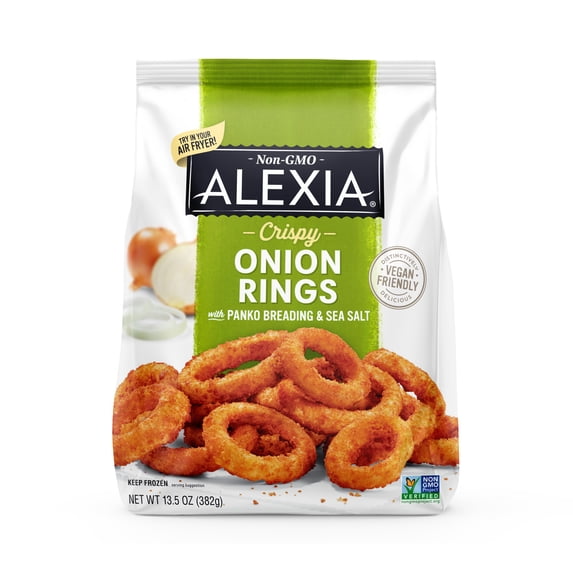 Alexia® Crispy Onion Rings with Panko Breading & Sea Salt, Frozen 13.5 oz Bag