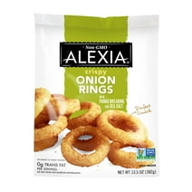 Alexia Crispy Onion Rings with Panko Breading and Sea Salt, Non-GMO Ingredients, 13.5 oz (Frozen)