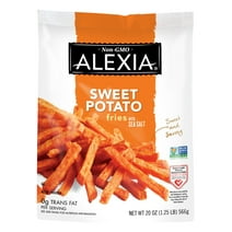 Alexia Sweet Potato Fries with Sea Salt, Non-GMO Ingredients, 20 oz (Frozen)