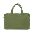 thumbnail image 1 of Alexis Bendel Sage Checkered Pattern Nylon Travel Duffle Tote Bag for Women, 1 of 6