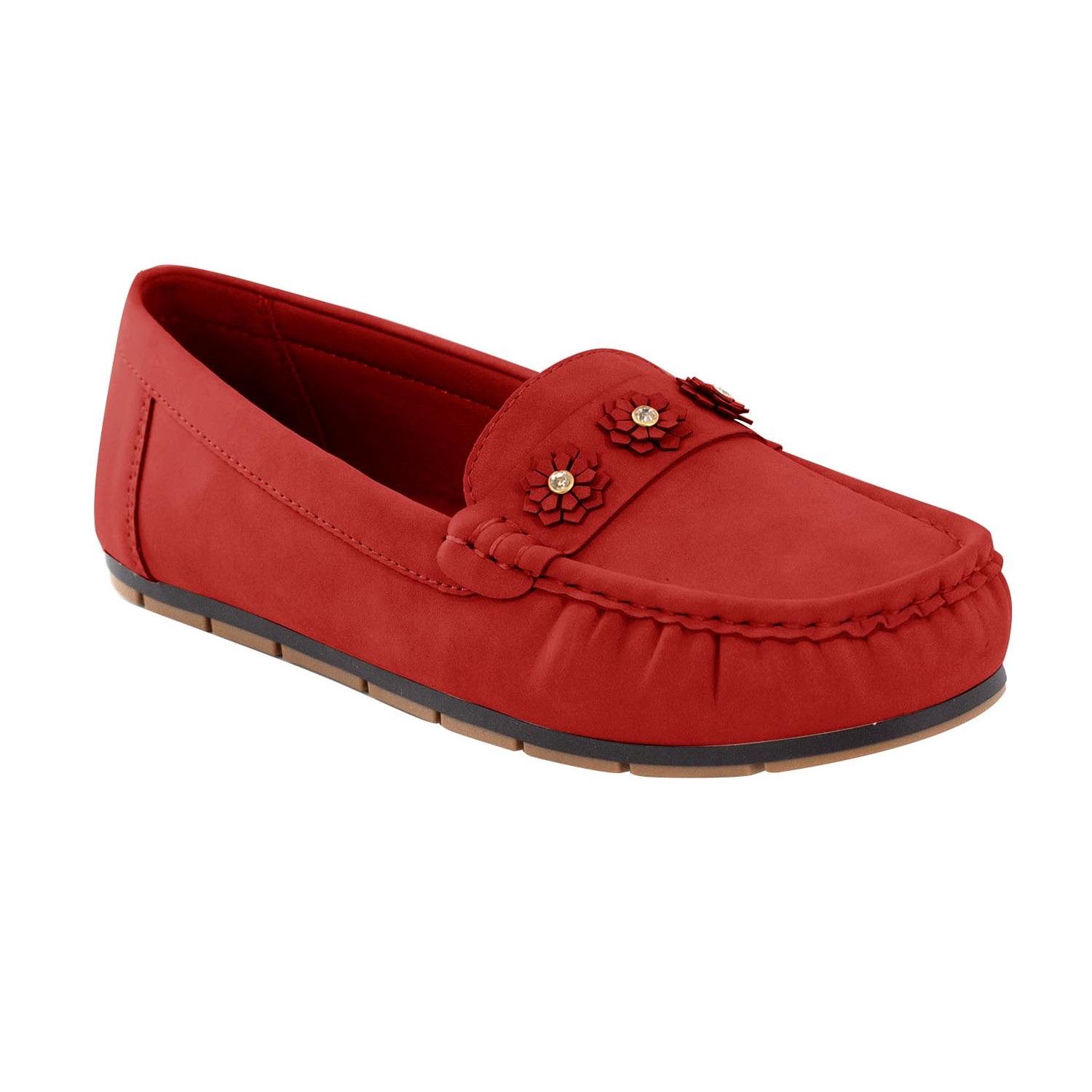 Alexis Bendel Women's Adult Comfort Floral Driving Moc