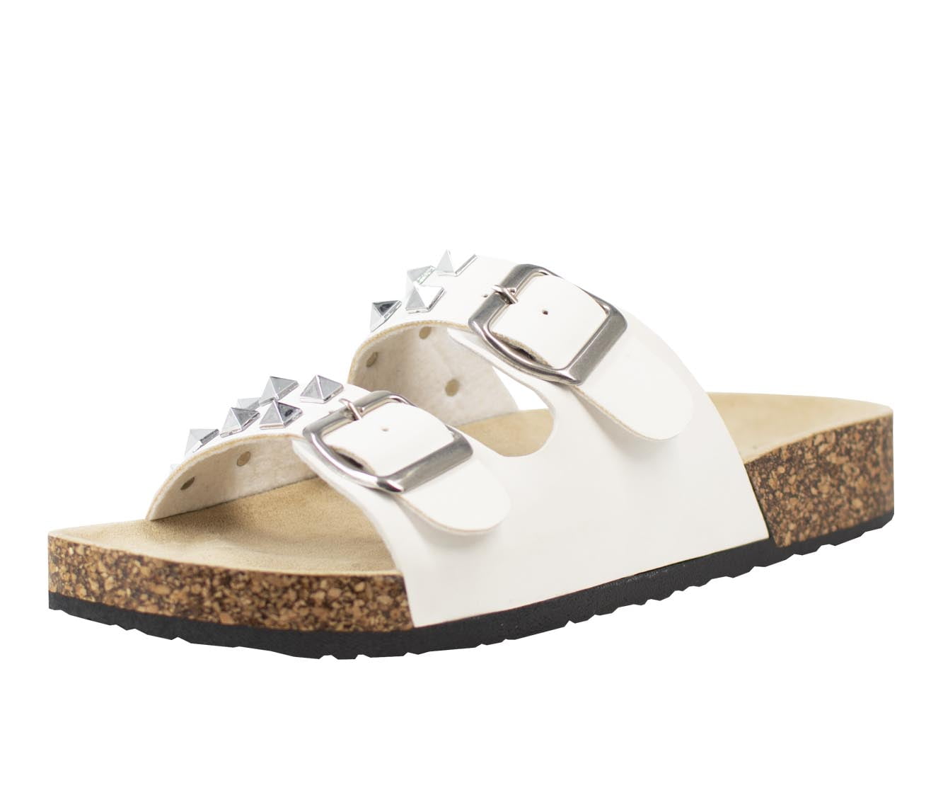 Alexis Bendel Women's Adult Comfort Studded Footbed Sandal