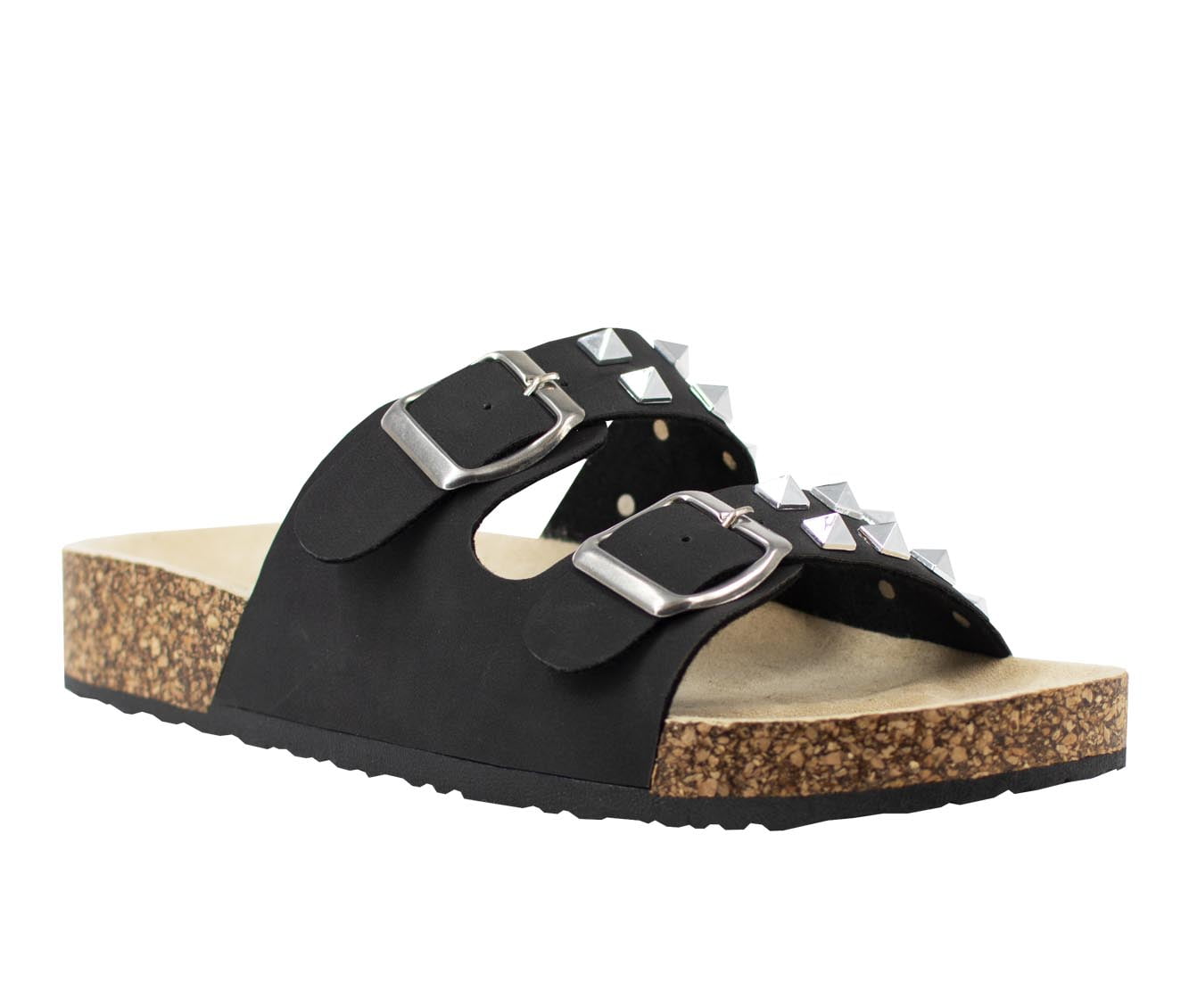 Alexis Bendel Women's Adult Comfort Studded Footbed Sandal