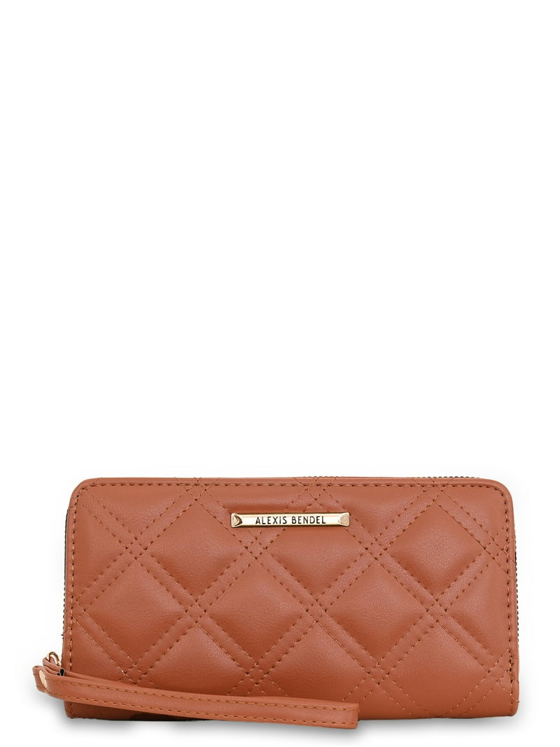 Alexis Bendel Women's Quilted Wristlet Wallet with Card Holders