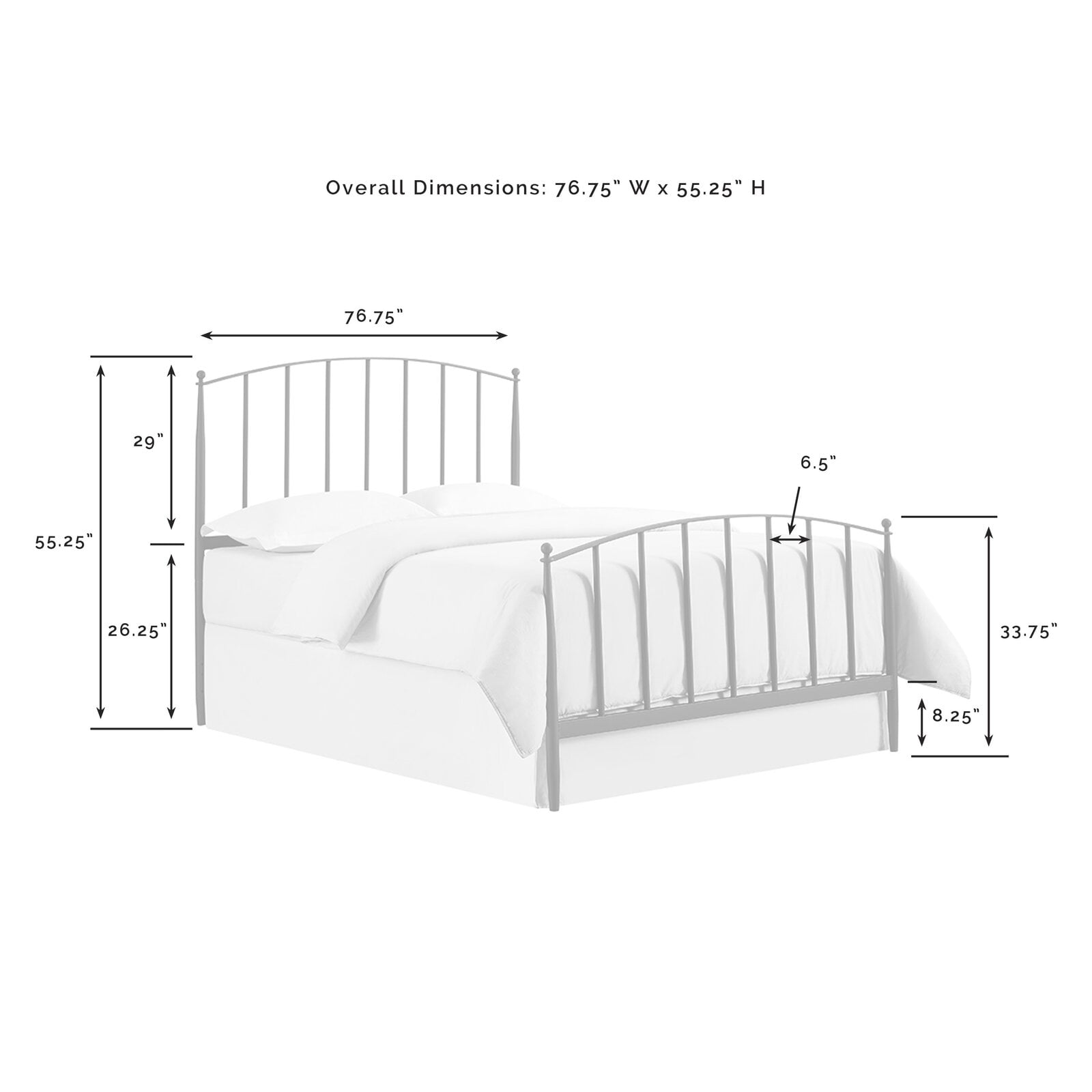 Alexis on sale slat headboard