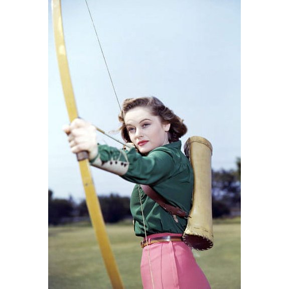 Alexis Smith 24x36 Poster Firing Crossbow