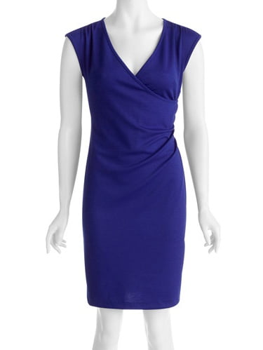 Alexis Taylor Women's Faux Wrap Cap Sleeve Ponte Dress - Walmart.com