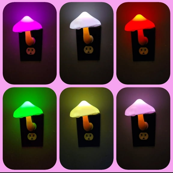 Alexki Energy Saving Motion Sensor Night Light - Plug In Light for Bathroom, Hallway, Kids' Rooms