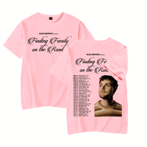 Alexs Shirt 2026 Music Retro Print Warrens Merch Tour Tshirts Concert Fashion Tees For Women Men