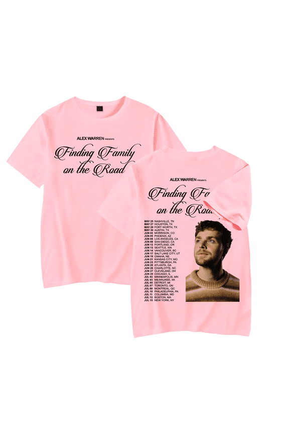 Alexs Shirt 2026 Music Retro Print Warrens Merch Tour Tshirts Concert Fashion Tees For Women Men