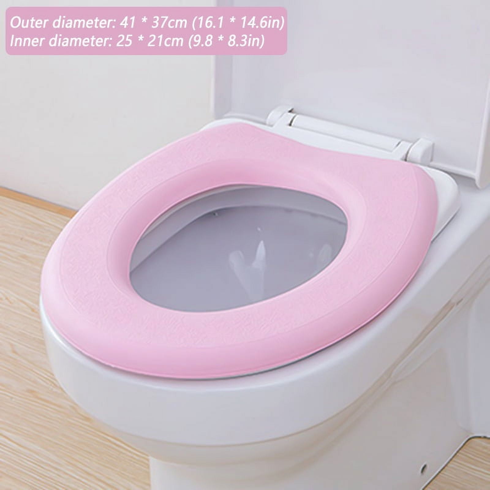 Alexsix Toilet Seat Cushion Waterproof Soft Toilet Seat Cover Durable