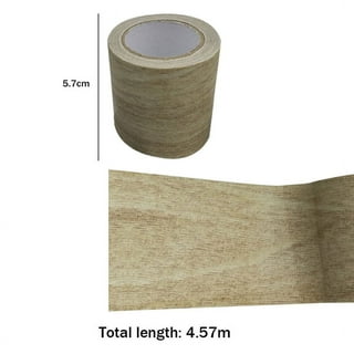 ULTECHNOVO 2 Pcs Wood Grain Tape Brown Tape Woodsy Decor Wood Colored Duct  Tape Wood Tapes Repair kit Furniture