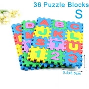 Alextreme 36 Pcs Baby Alphabet Number Educational Puzzle Foam Mats Blocks Toy Crawling Mats